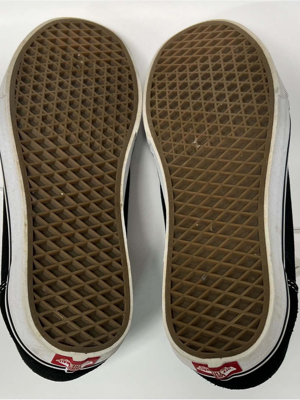 Vans Black and White Low-Top Skate Sneakers - Picture 3 of 3